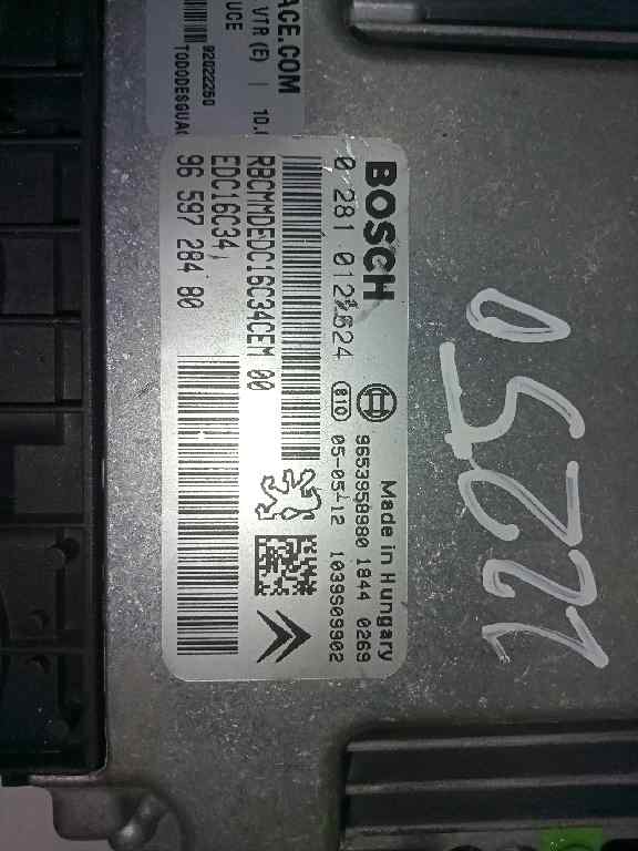  centralita motor uce   citroen c5 berlina vtr (e) 1.6 16v hdi fap