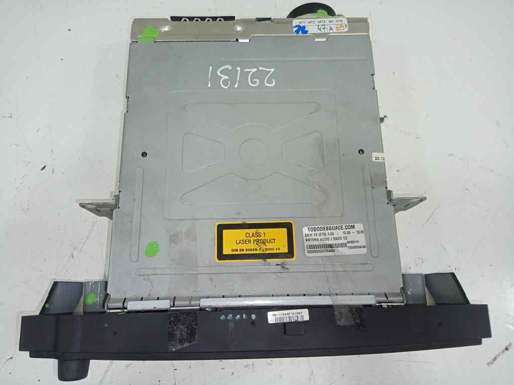  sistema audio / radio cd   bmw x5 (e70) 3.0d 3.0 turbodiesel cat
