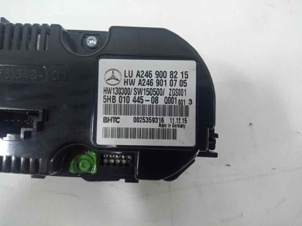  mando calefaccion / aire acondicionado   mercedes clase b (w246) b 180 cdi (246.212) 1.5 cdi cat