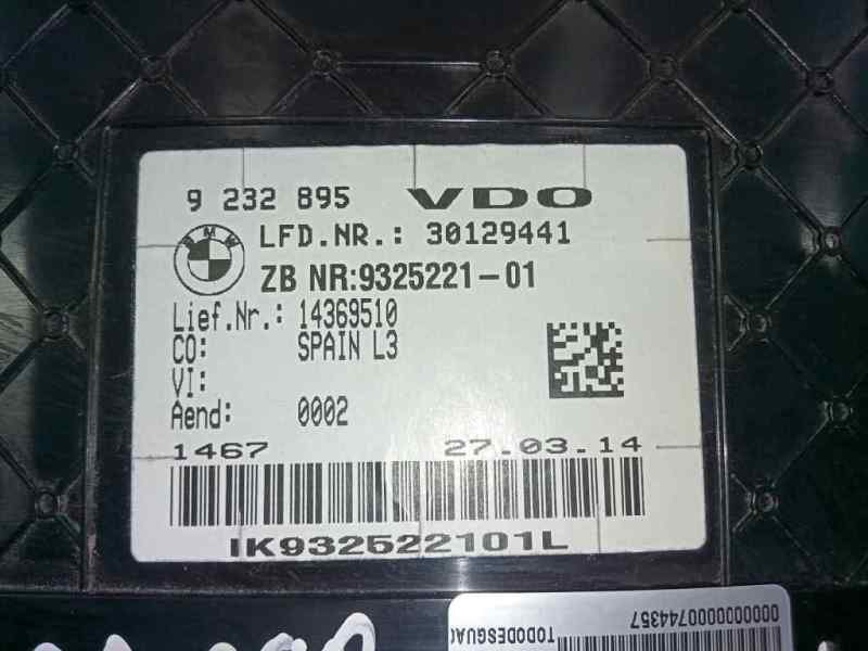Cuadro instrumentos bmw 3 gran turismo fastback (2