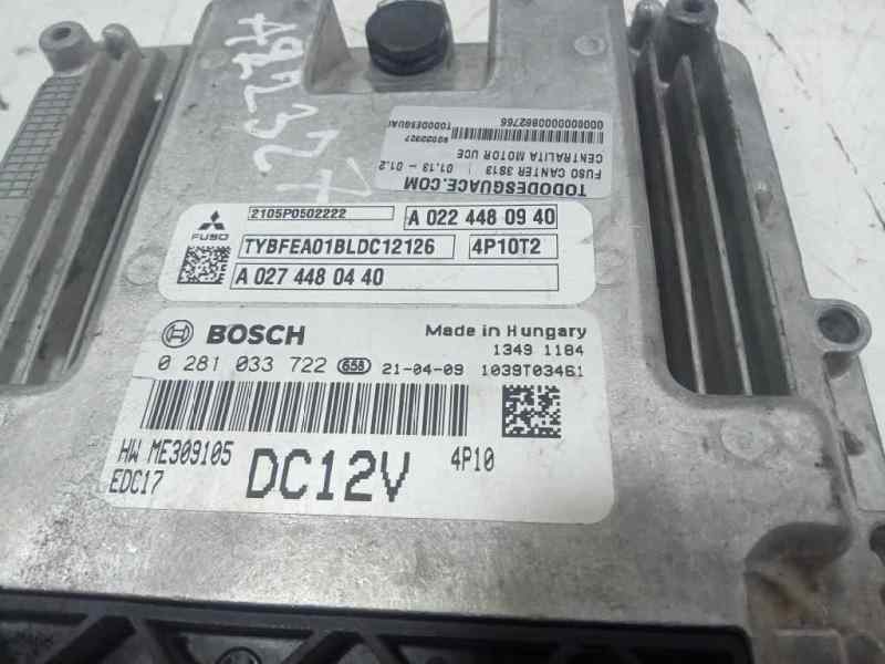 Centralita motor uce fuso canter 3s13   |   01.13 