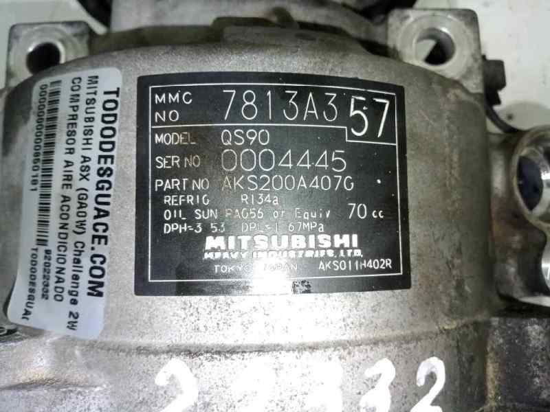 Compresor aire acondicionado mitsubishi asx suv (20102021)