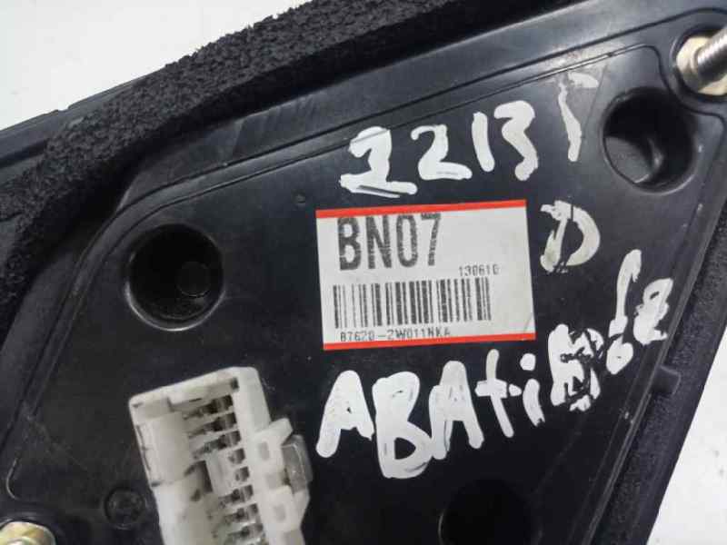 Retrovisor derecho electrico hyundai santa fÉ iii suv (2012
