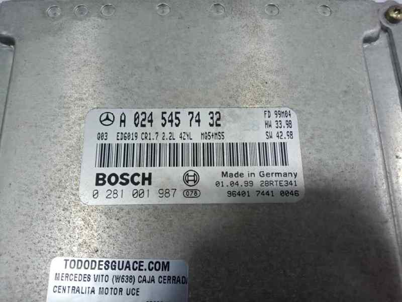 Centralita motor uce mercedesbenz vito autobÚs aut