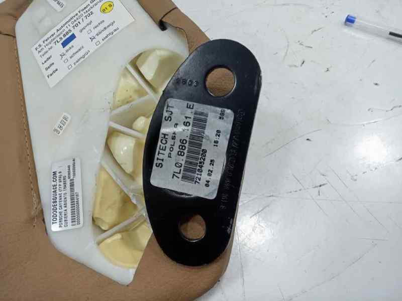 Cubierta asiento trasero porsche cayenne suv (20022007