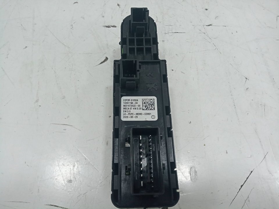 Mando elevalunas delantero izquierdo peugeot 3008 limusina monospac