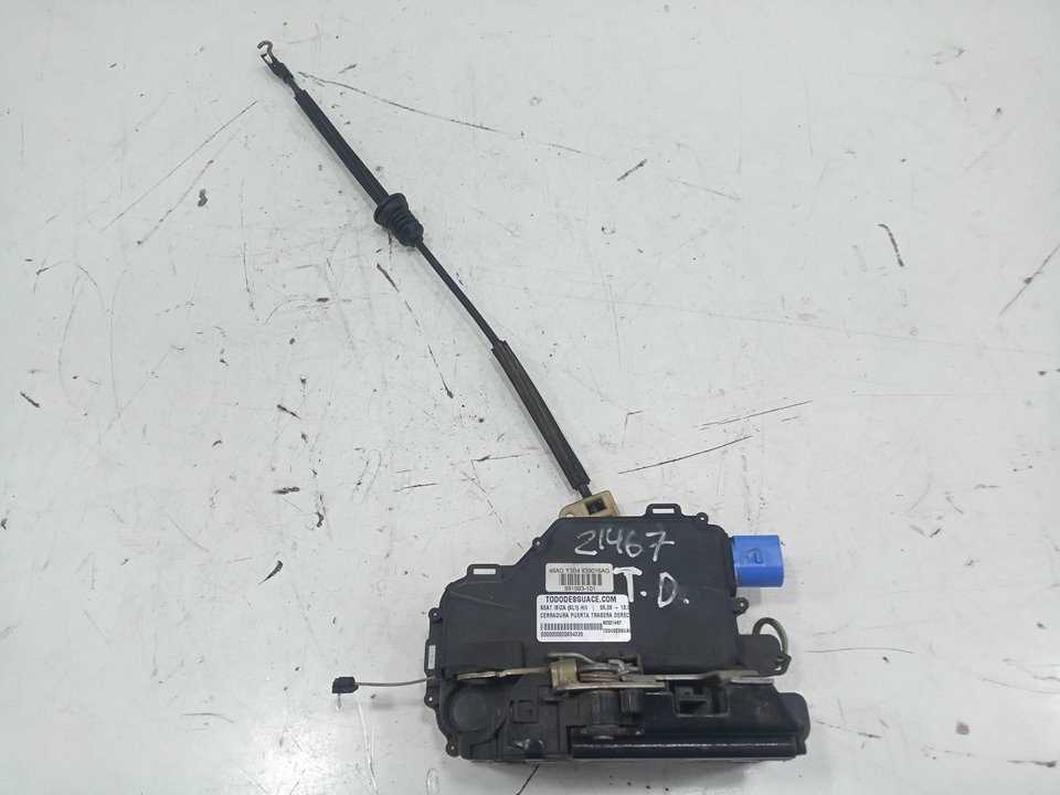 Cerradura puerta trasera derecha seat ibiza iii fastback (2002