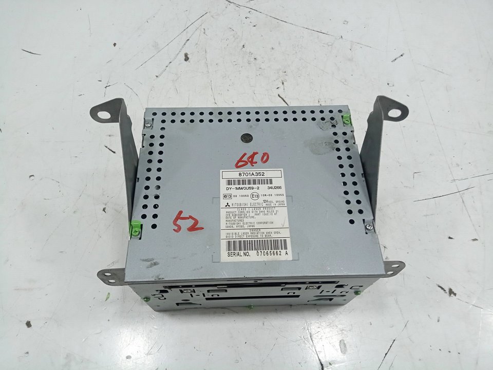 Sistema audio / radio cd mitsubishi asx suv (20102021)