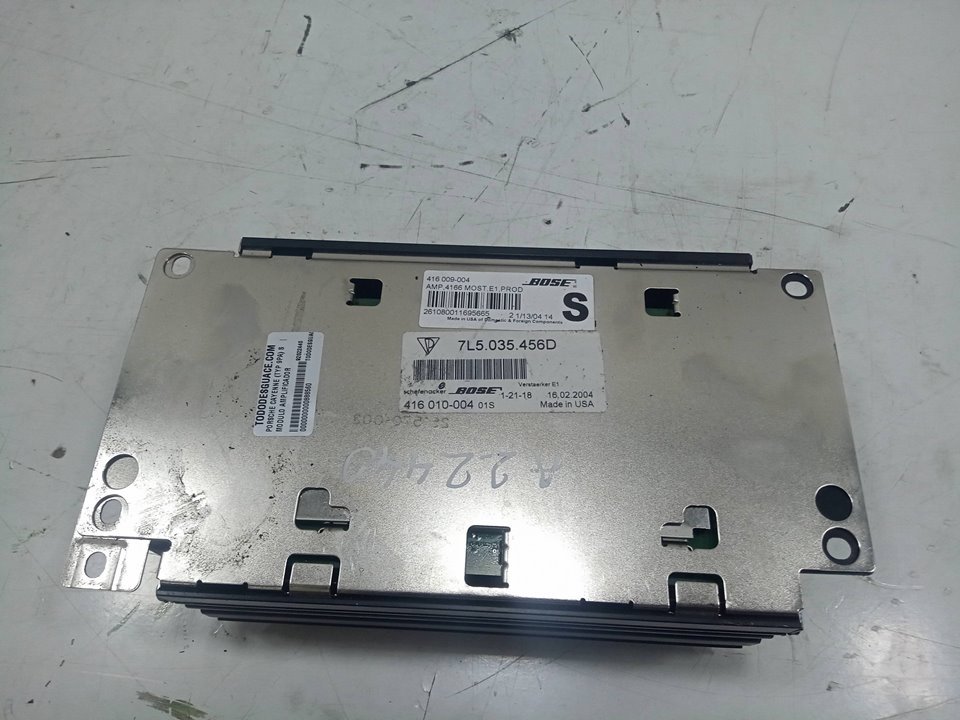 Modulo amplificador porsche cayenne suv (20022007