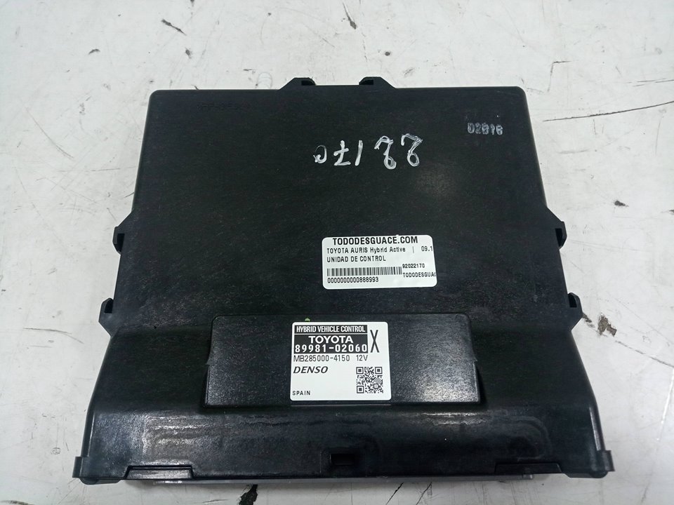 Unidad de control toyota yaris fastback (200720