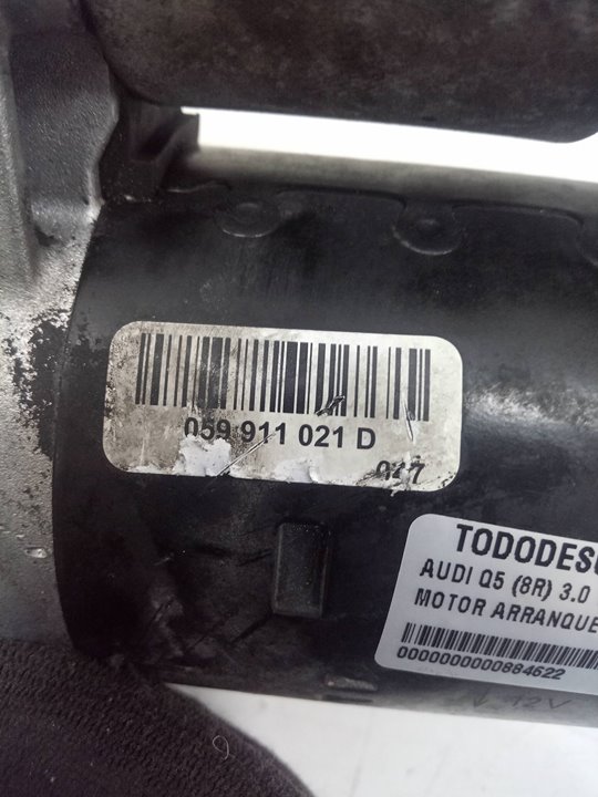 Motor arranque audi q5 suv (20082017) 3.0 td