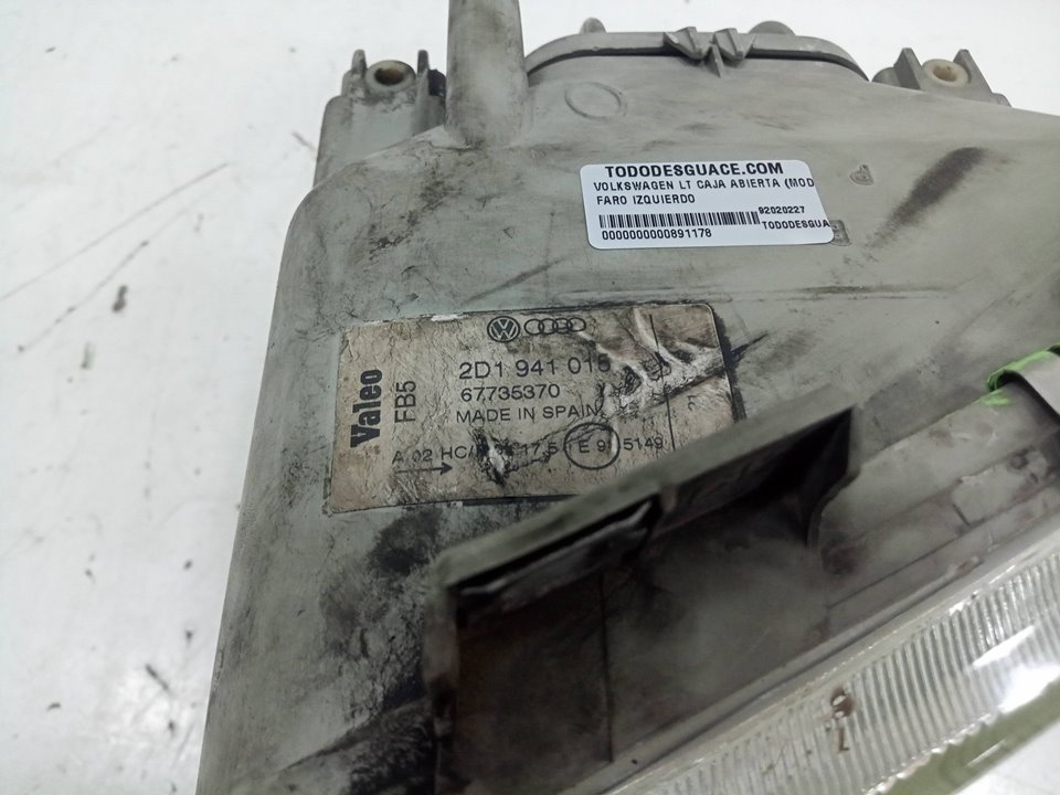 Faro izquierdo volkswagen lt 2846 ii cajach