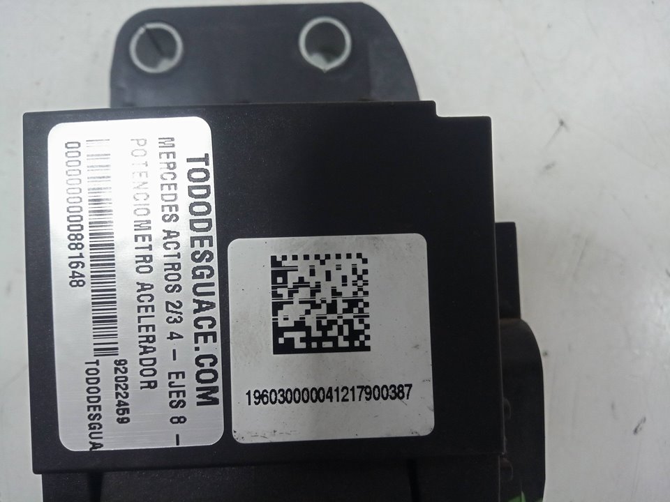 Potenciometro acelerador mercedes actros 23 4  ejes 8