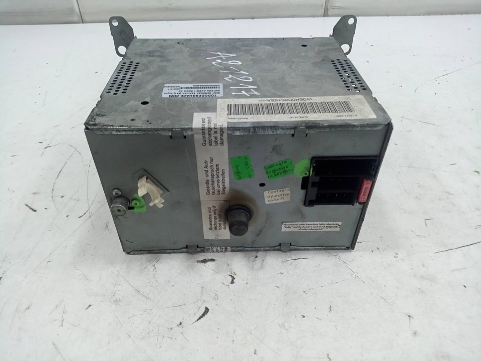 Sistema audio / radio cd seat cordoba sedÁn (20002002)