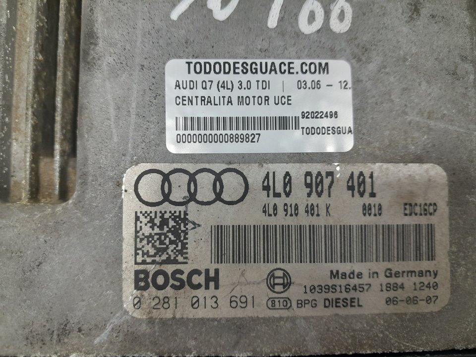 Centralita motor uce audi q7 suv (20062008) 3.0 td