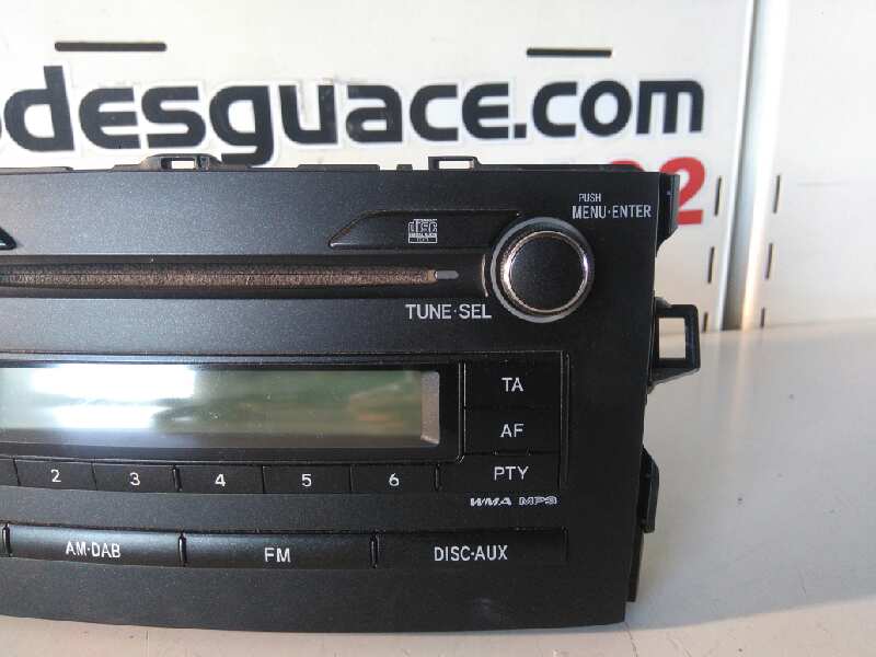  sistema audio / radio cd   toyota auris luna+ 1.4 turbodiesel cat