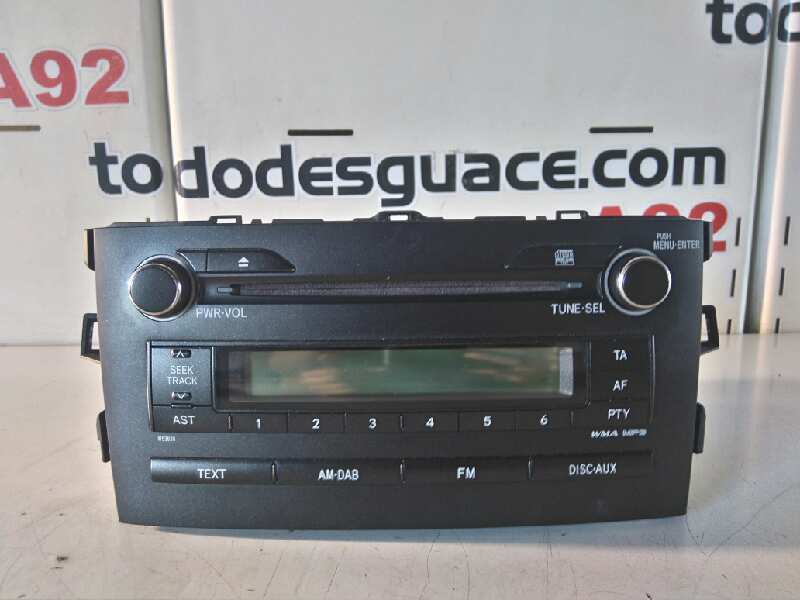  sistema audio / radio cd   toyota auris luna+ 1.4 turbodiesel cat