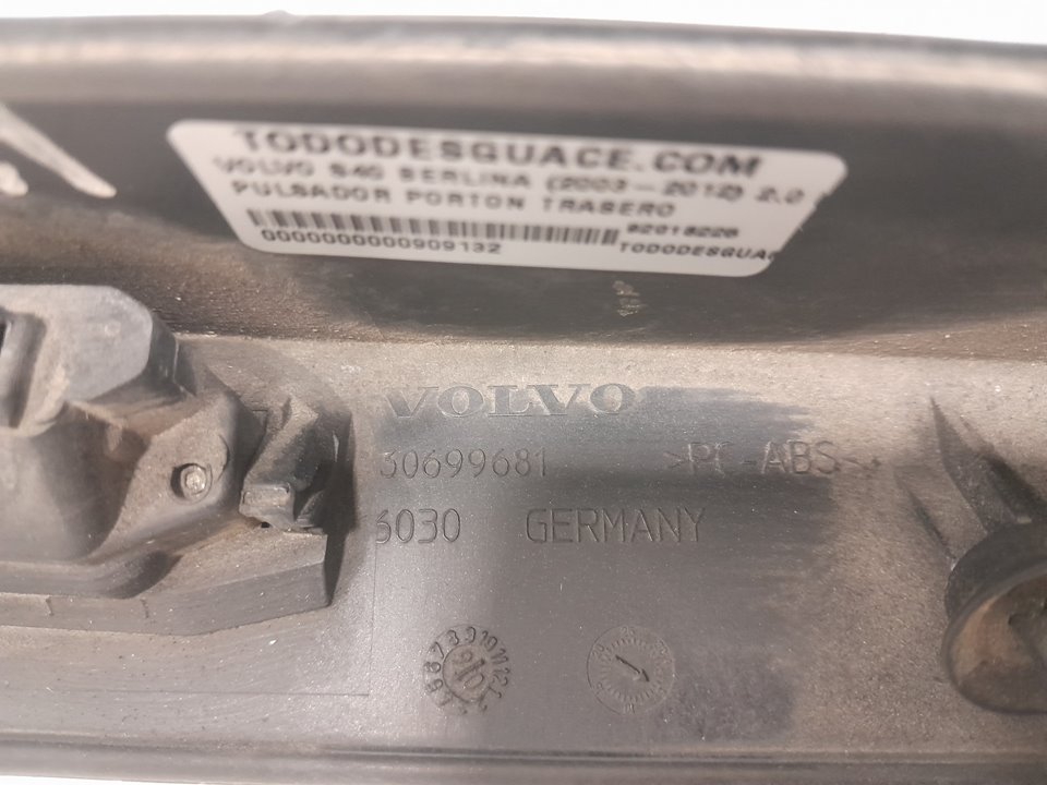 Pulsador porton trasero volvo s40 ii sedÁn (20042010)