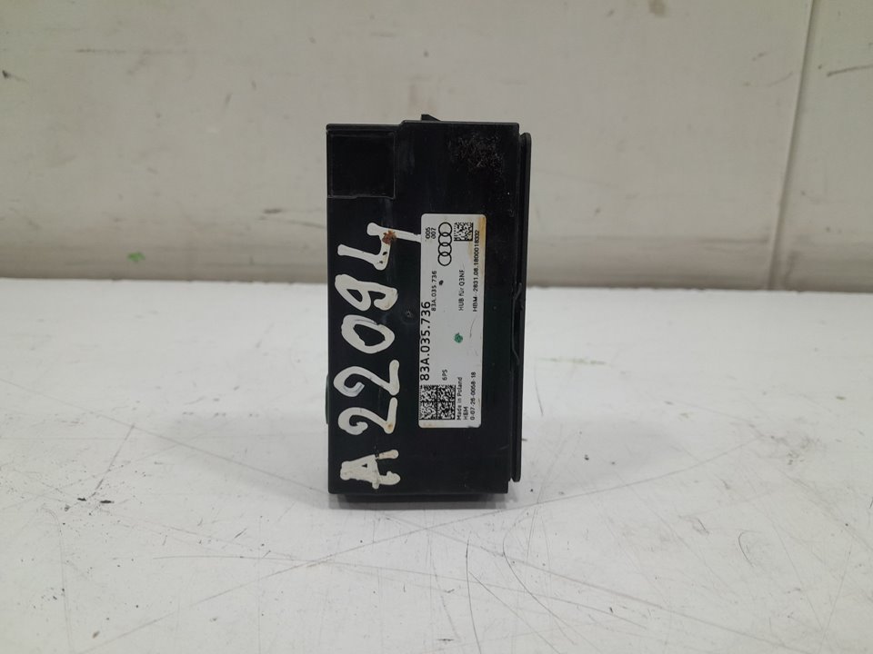 Cargador usb consola central audi q3 suv (20142018) 2.0 td