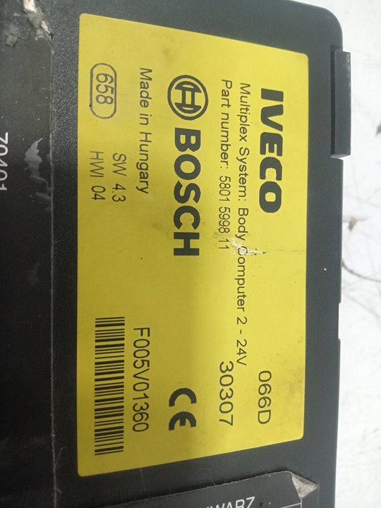 Centralita bsi iveco stralis (as) fsa tfp lt