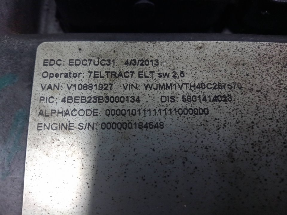 Centralita motor uce iveco stralis (as) fsa tfp lt