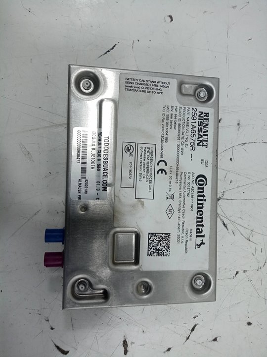 Modulo bluetooth  renault clio v  s&s   |   01.1