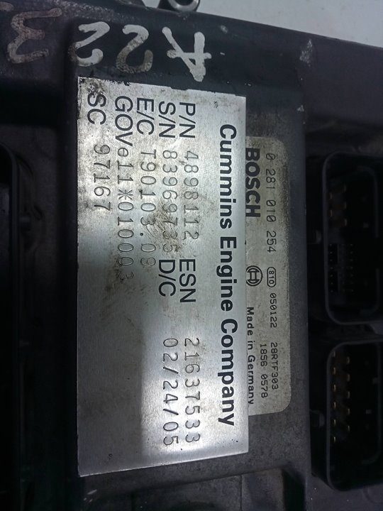 Unidad de control ecu inyeccion daf serie lf55.xxx desde 06 22