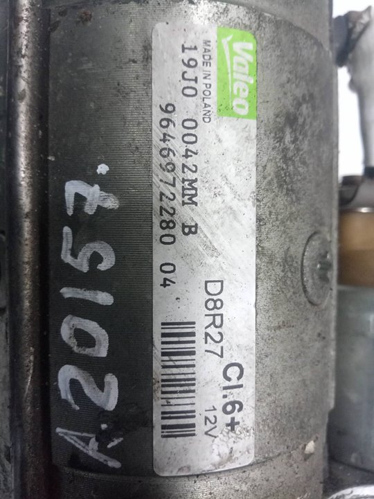 Motor arranque citroen jumpy furgÓn furgÓn (1