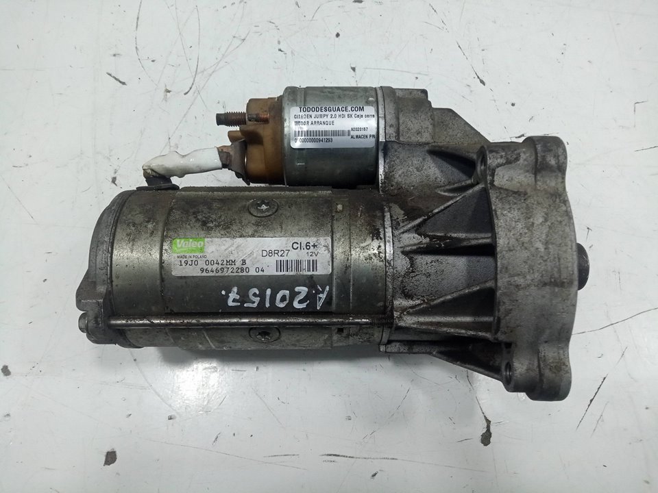 Motor arranque citroen jumpy furgÓn furgÓn (1