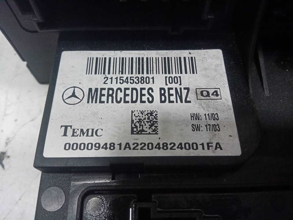 Caja reles / fusibles mercedesbenz clase e sedÁn (2