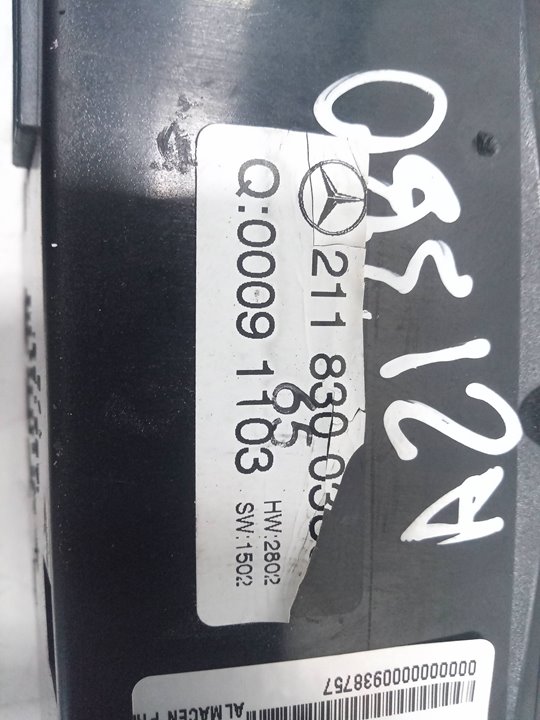 Mando climatizador mercedesbenz clase e sedÁn (2
