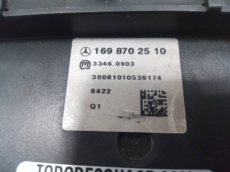 Interruptor asiento calefactable mercedesbenz clase b fastback