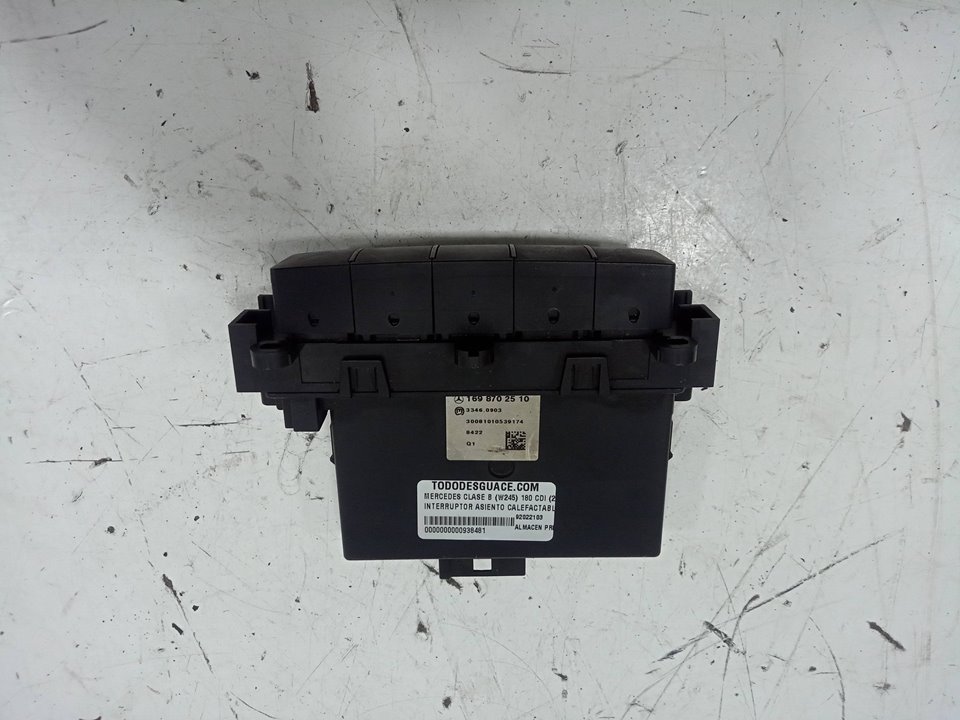 Interruptor asiento calefactable mercedesbenz clase b fastback