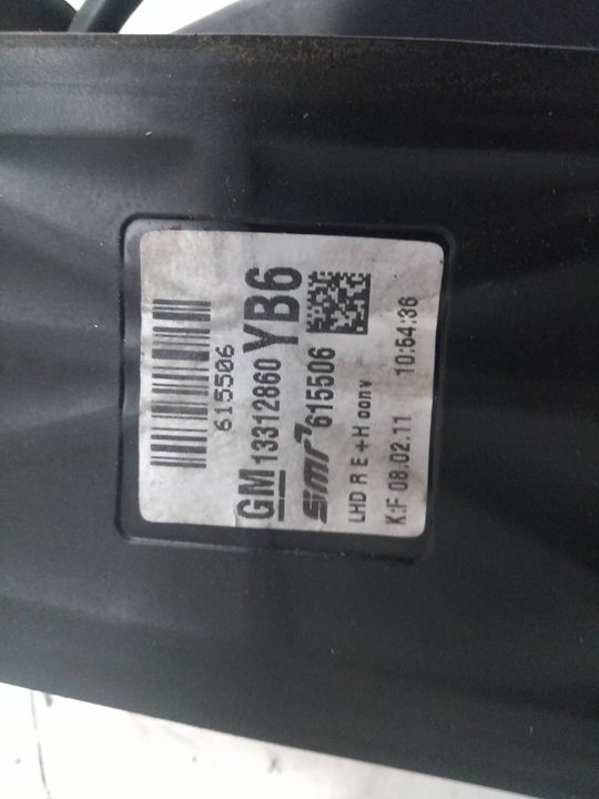 Retrovisor derecho electrico opel zafira b monospace (2008