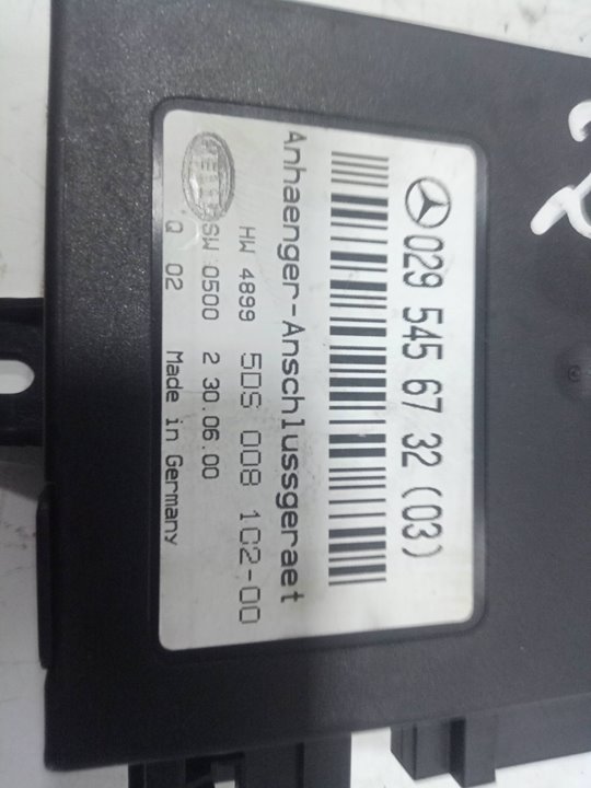 Unidad de control barra remolque mercedesbenz clase c sedÁn (2