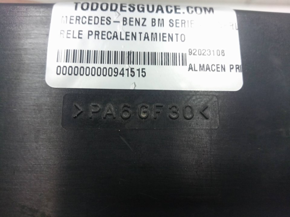 Rele precalentamiento mercedes clase c (w203) berlin