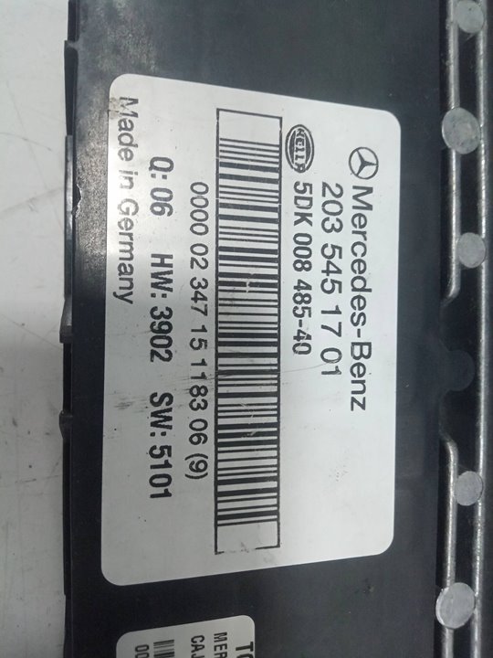 Caja reles / fusibles mercedes clase c (w203) berlin