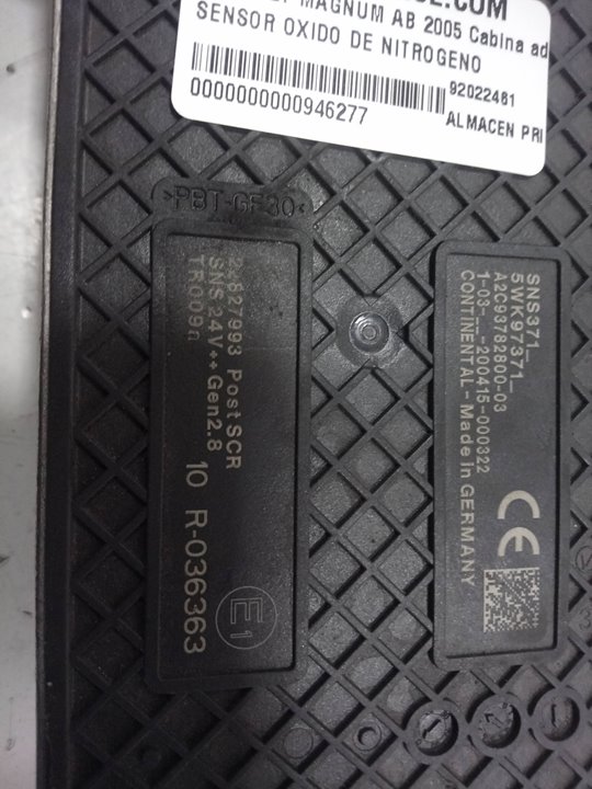 Sensor oxido de nitrogeno renault magnum ab 2005 cabina 