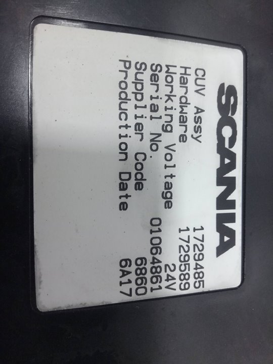 Unidad de control scania serie pgr (lclase) f