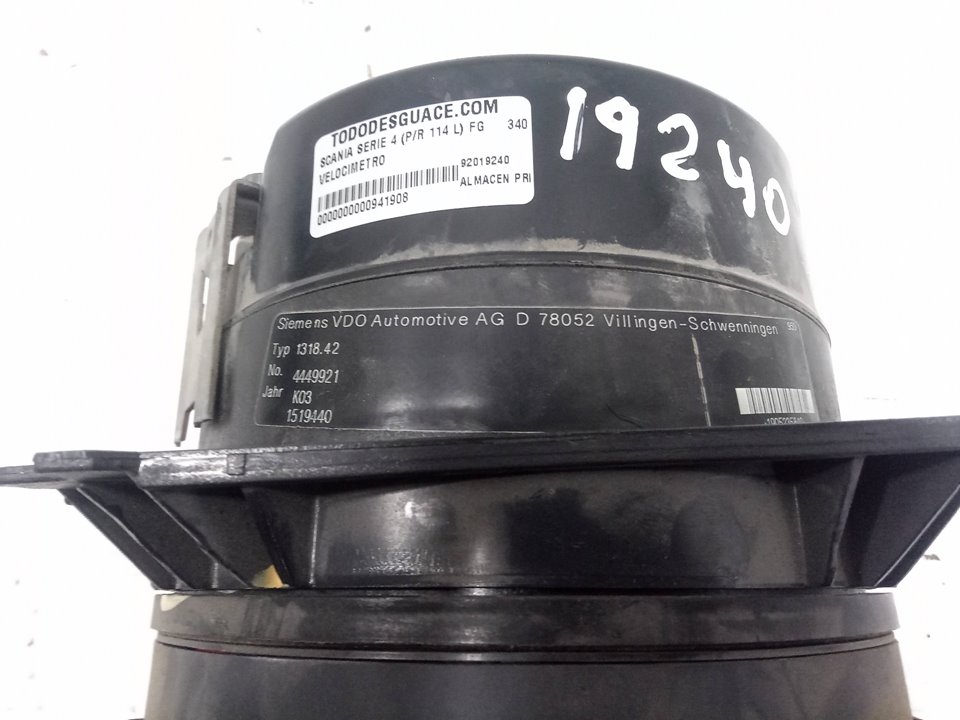 Velocimetro scania serie 4 (pr 114 l) fg 