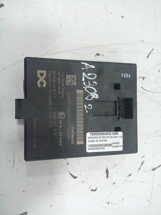 Unidad de control mercedes actros bm 963.xxx 3a