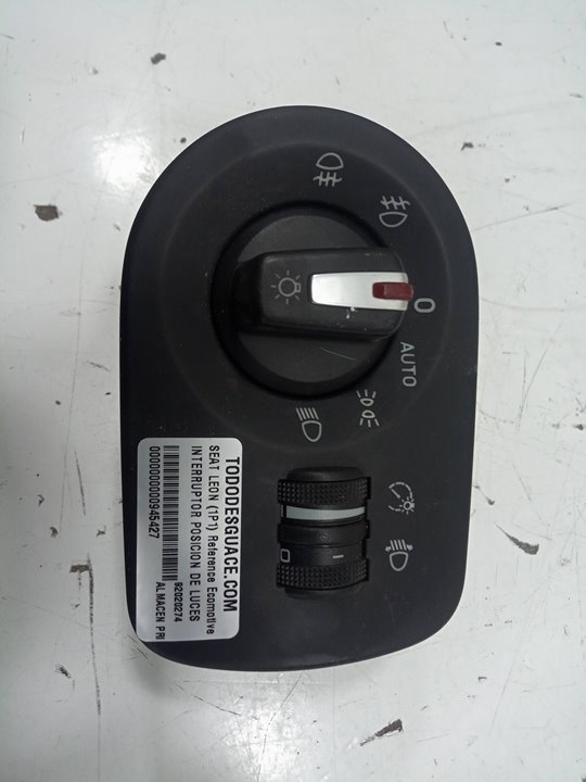Interruptor posicion de luces seat leon fastback (20052010)