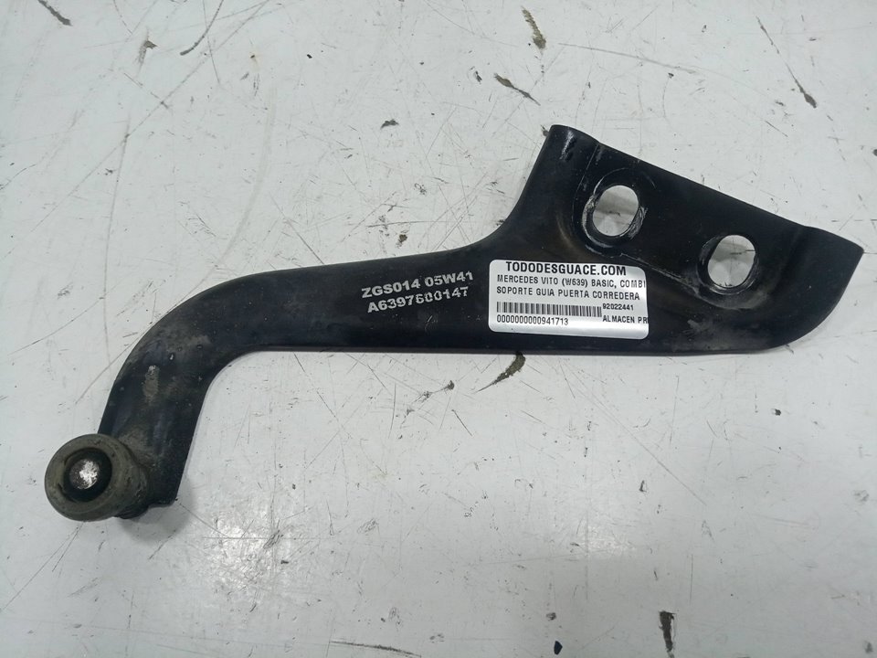 Soporte guia puerta corredera mercedesbenz vito autobÚs aut