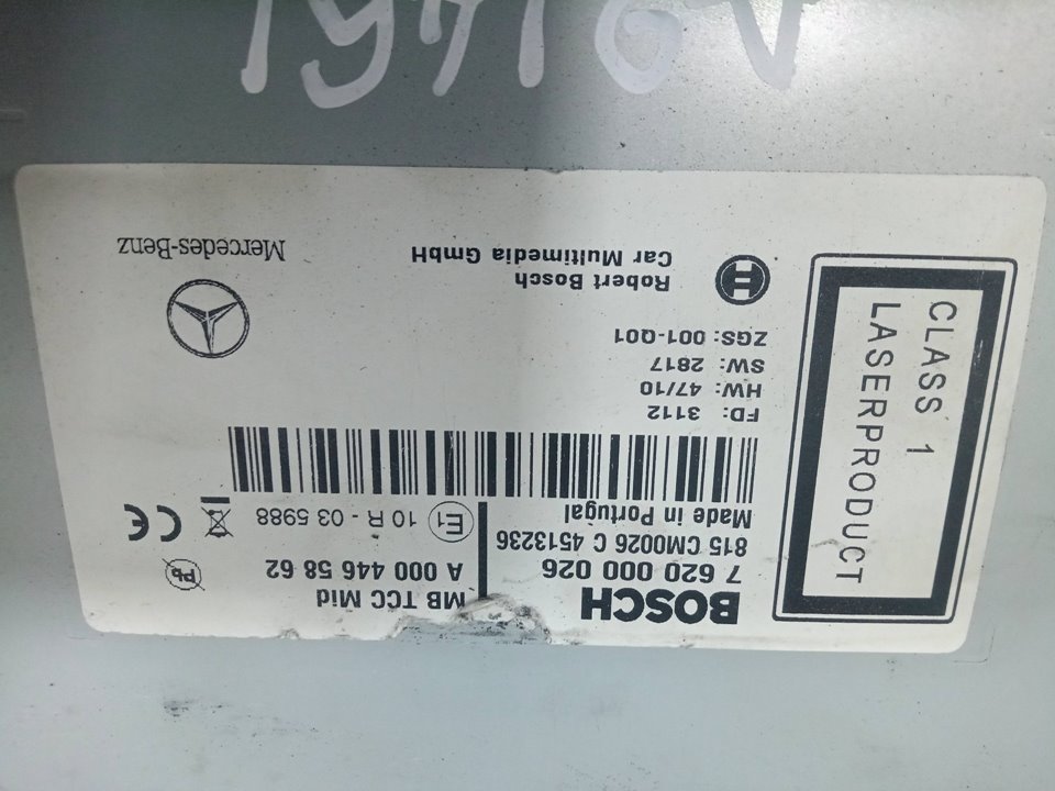 Pantalla radio mercedes actros 23 2  ejes 