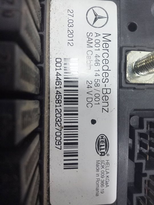 Caja reles / fusibles mercedes actros bm 963.xxx 3a