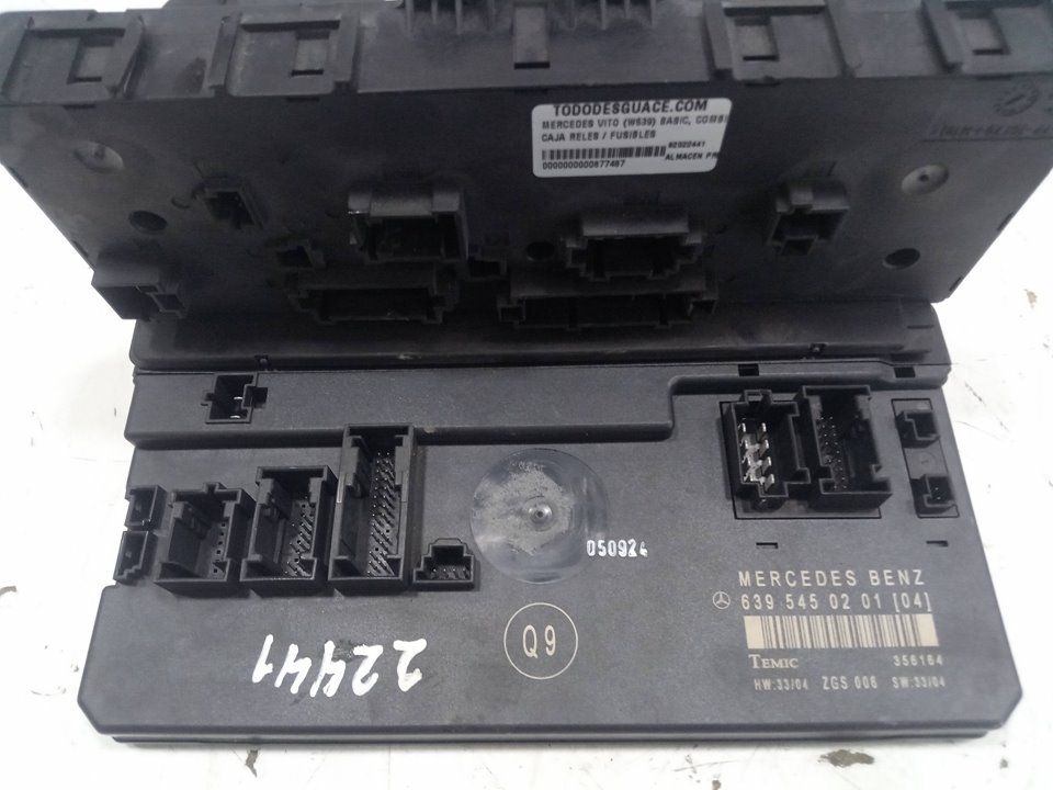 Caja reles / fusibles mercedesbenz vito autobÚs aut