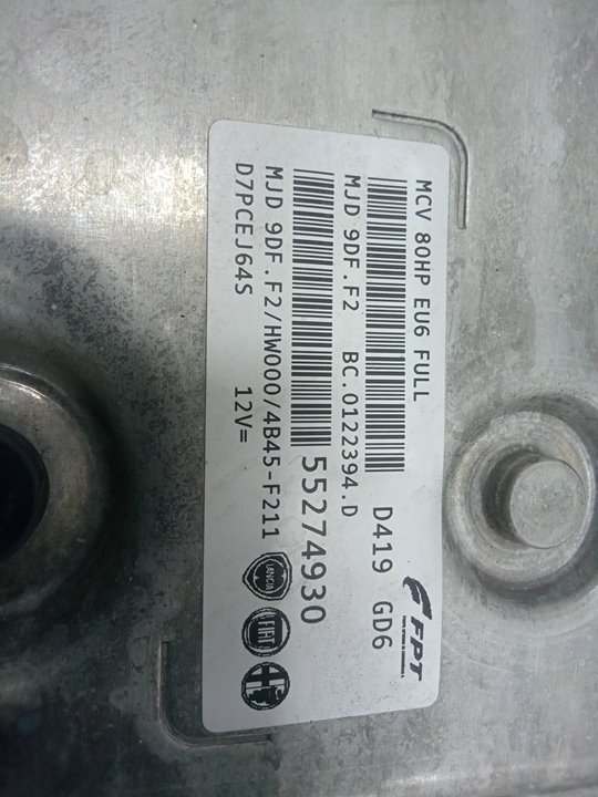 Centralita motor uce fiat fiorino furgÓnranchera f