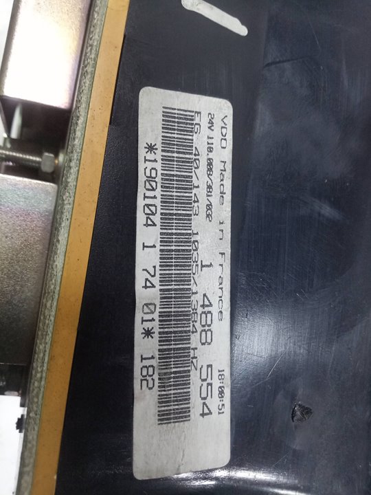 Cuadro instrumentos scania serie 4 (pr 114 l) fg 