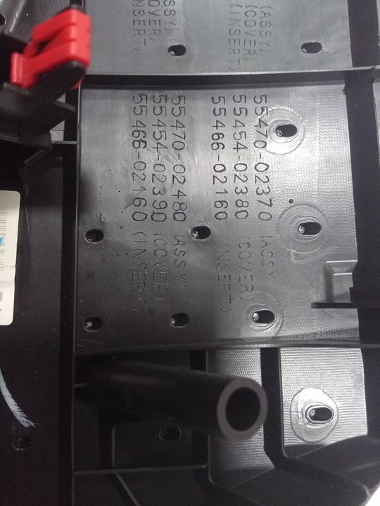 Guarnecido salpicadero toyota corolla (210)    |   ..