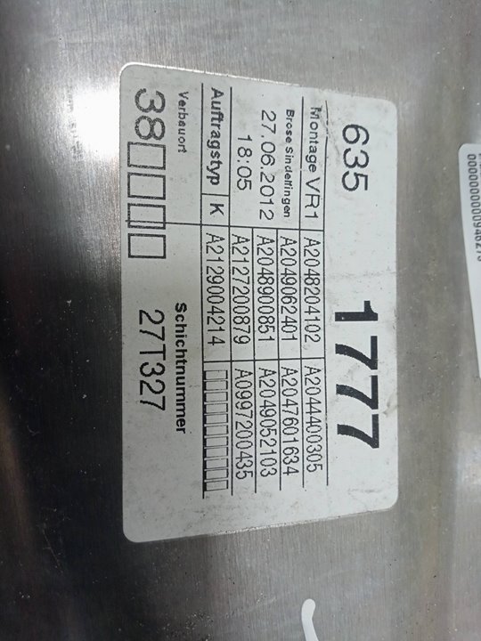 Elevalunas delantero derecho mercedesbenz clase c sedÁn (2